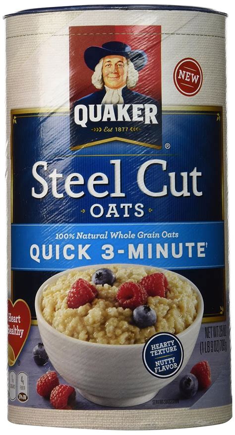 quaker steel cut oats quick 3 minute